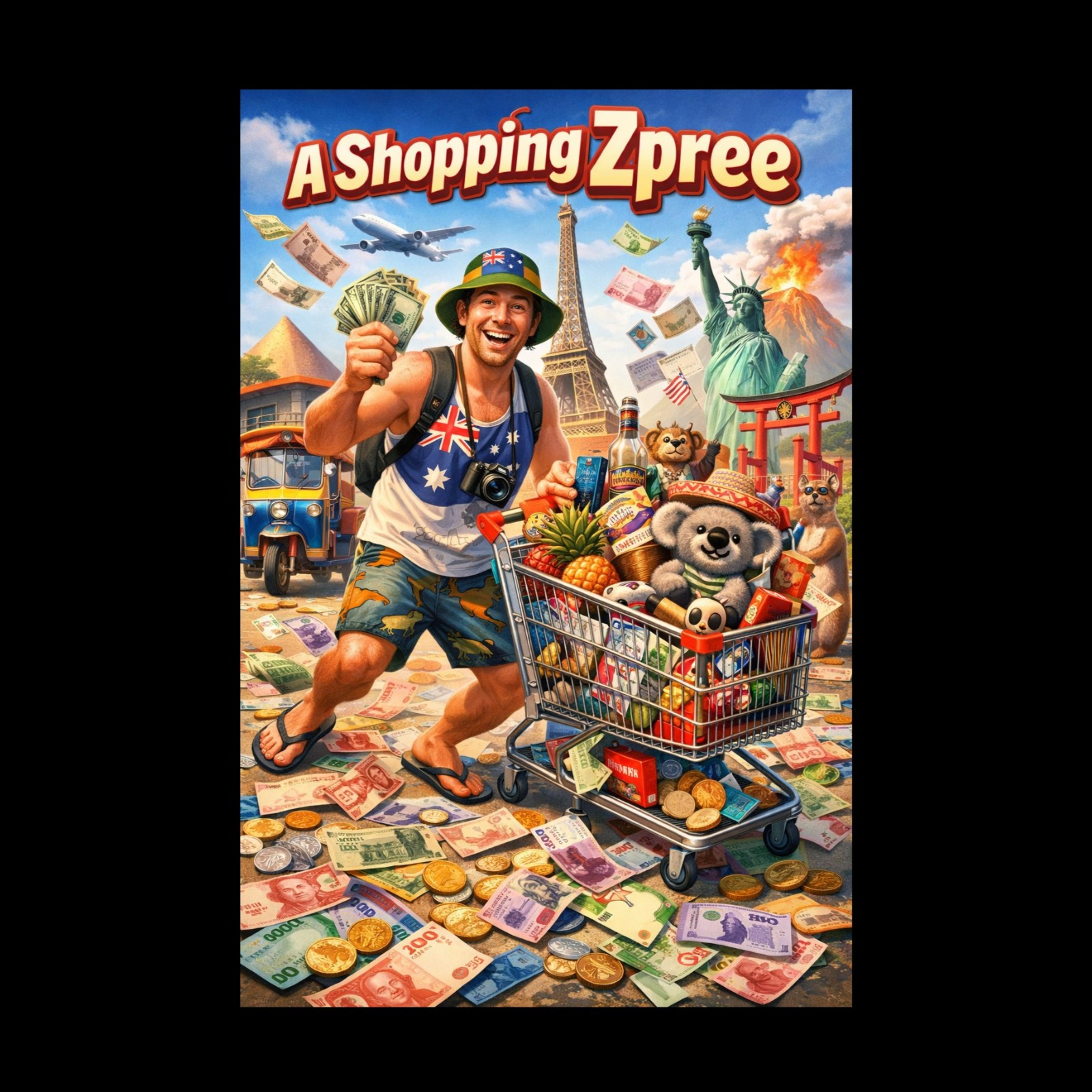 Dazza's Shopping Spree cover artwork